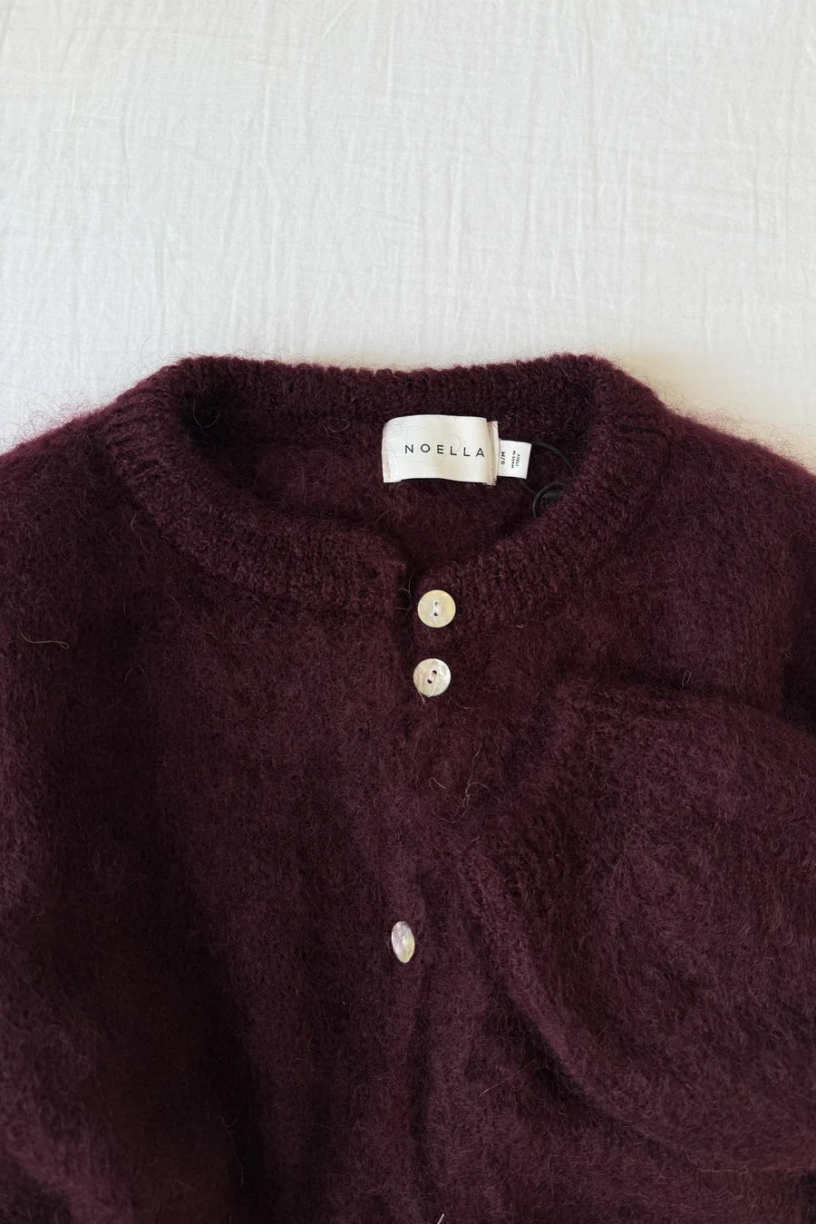 Noella - N-Kae Mohair Cardigan 15250003 - 1393 - Winetasting