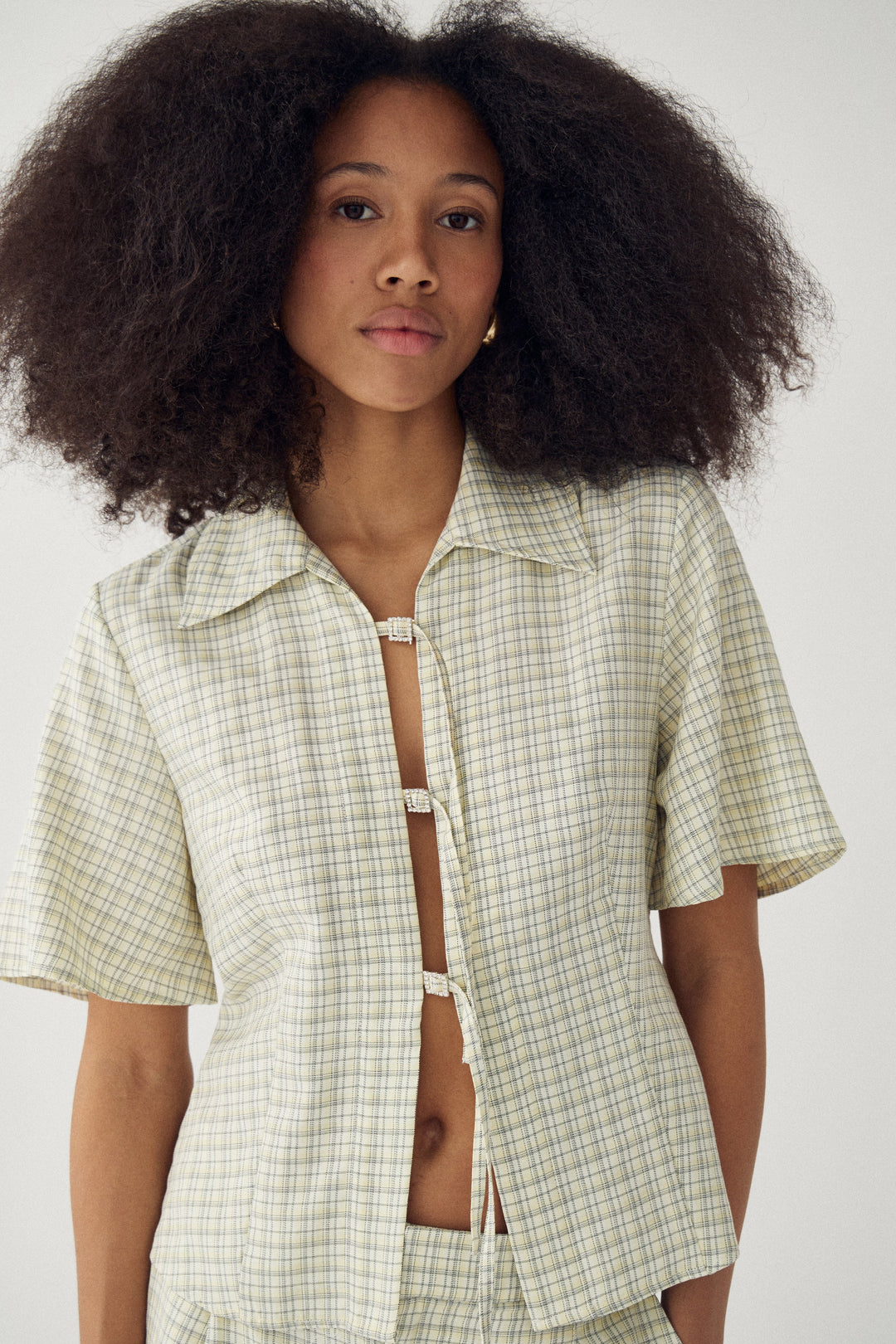 Noella - N-Miko Blouse 15610002 - 1459 - Denny Yellow Check