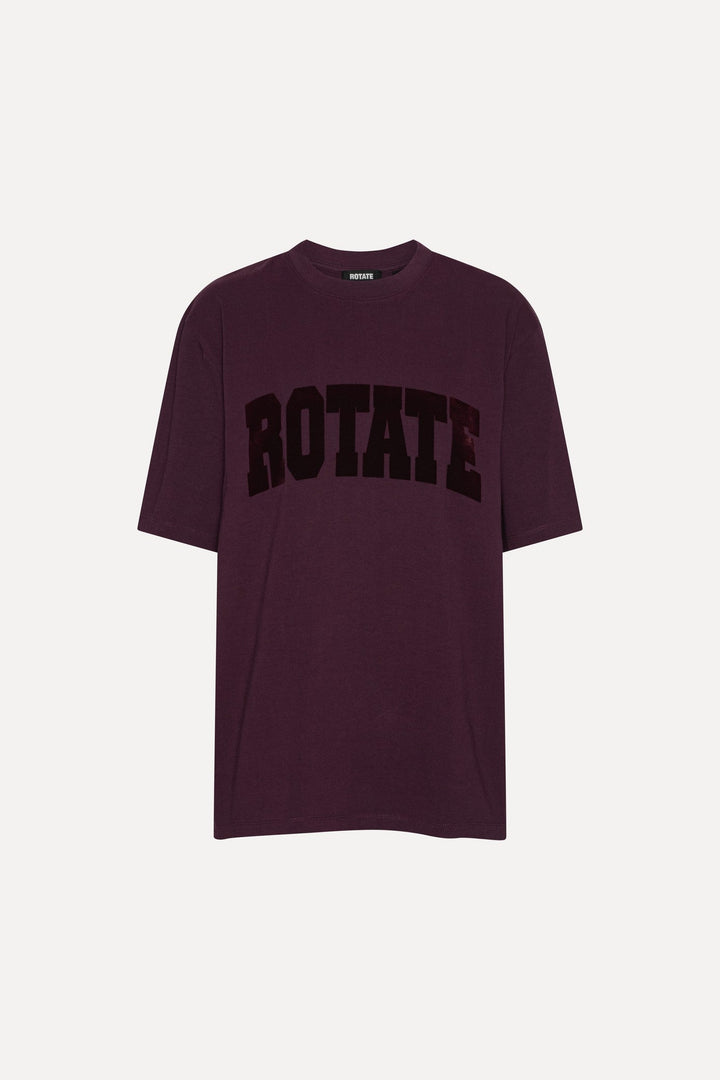 Rotate - Jersey Oversized T-shirt 1163602694 - 2694 Winetasting
