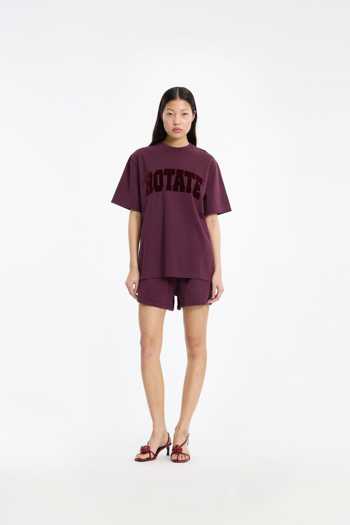 Rotate - Jersey Oversized T-shirt 1163602694 - 2694 Winetasting