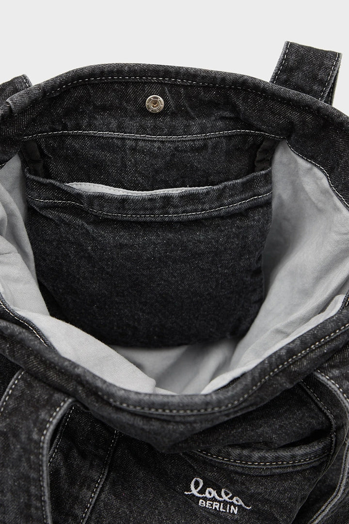 Lala Berlin - East West Tote Merge 10016931 - Washed Black