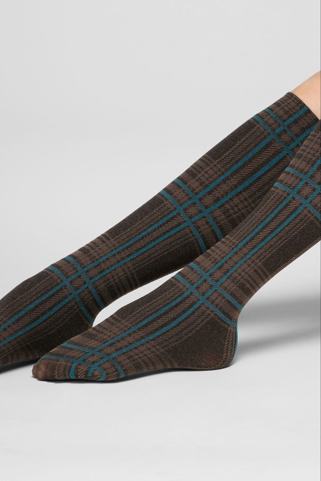 Oroblu - Oroblu Scottish Flair Knee-Highs 60 Knee High Vobc68621 - Brown 4