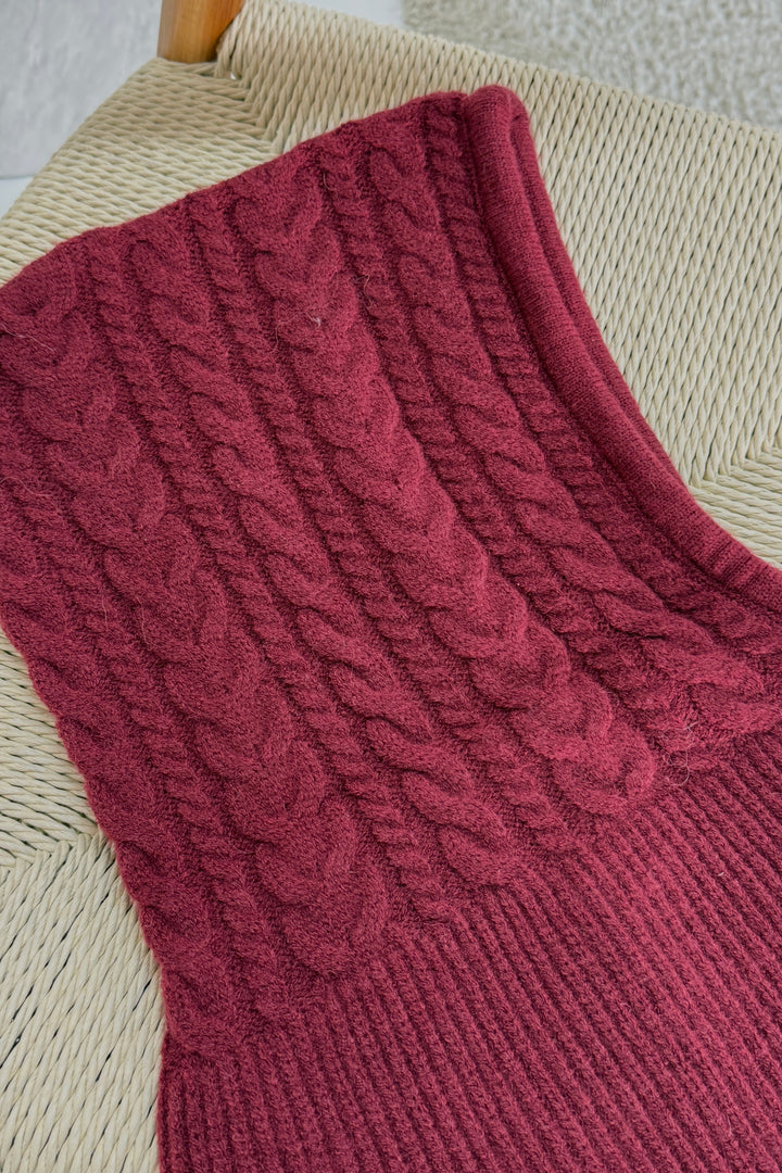 A-bee - Amanda Balaclava - Dark Red Elefanthuer 