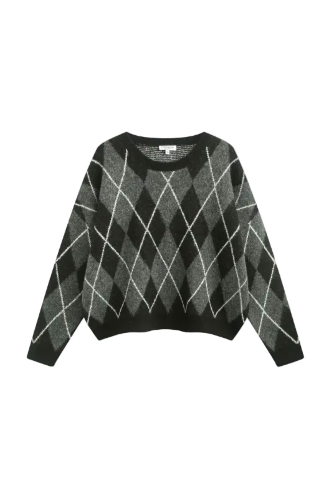 A-Bee - Amara Knit - Black Strikbluser 