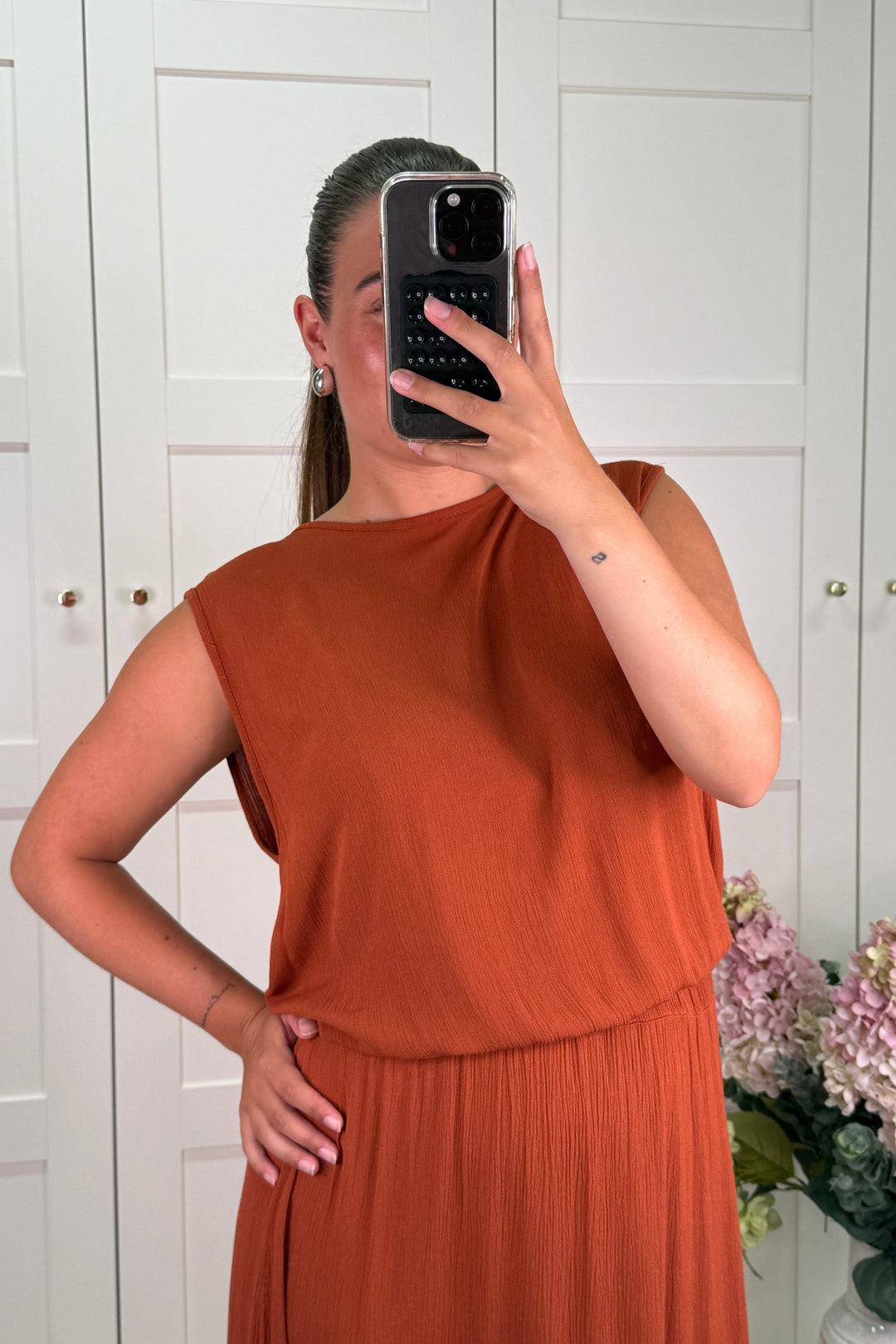 A-bee - Ava Top - Rust Toppe 