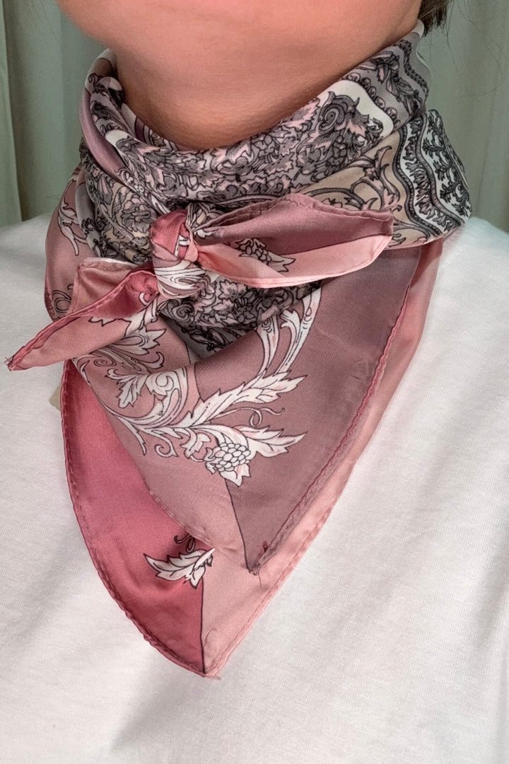 A-bee - Berit Scarf - Pink Tørklæder 