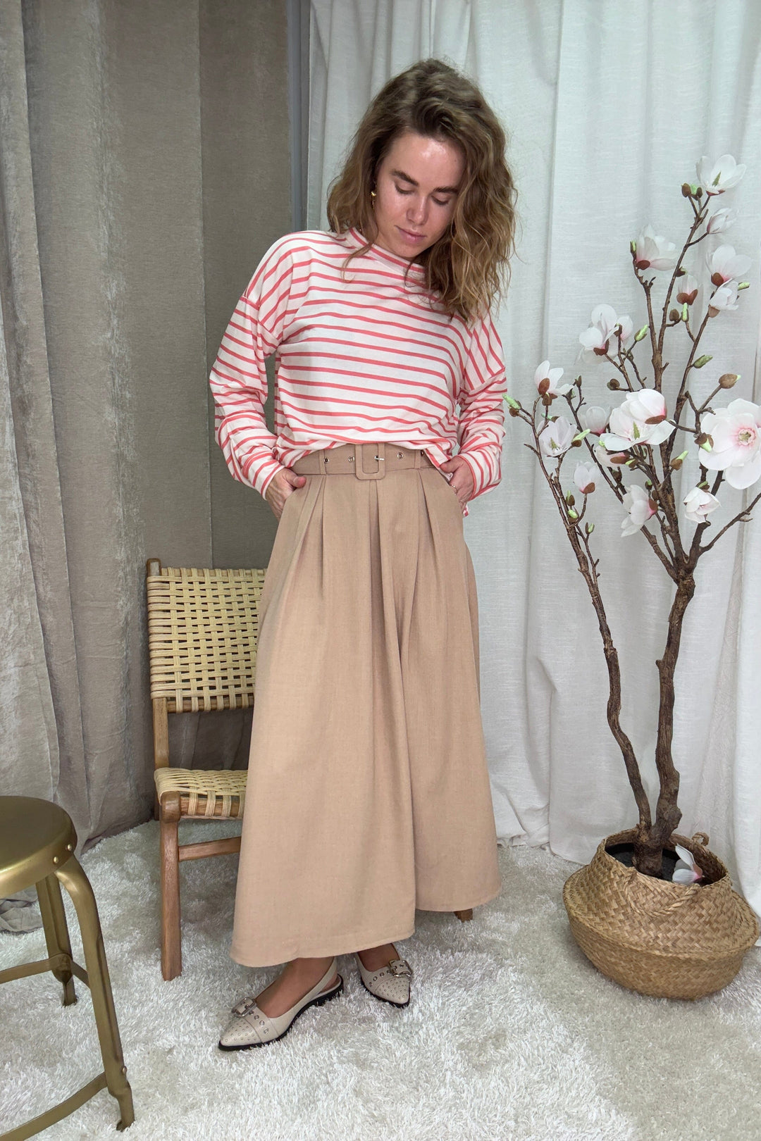 A-bee - Berta Skirt - Camel Nederdele 