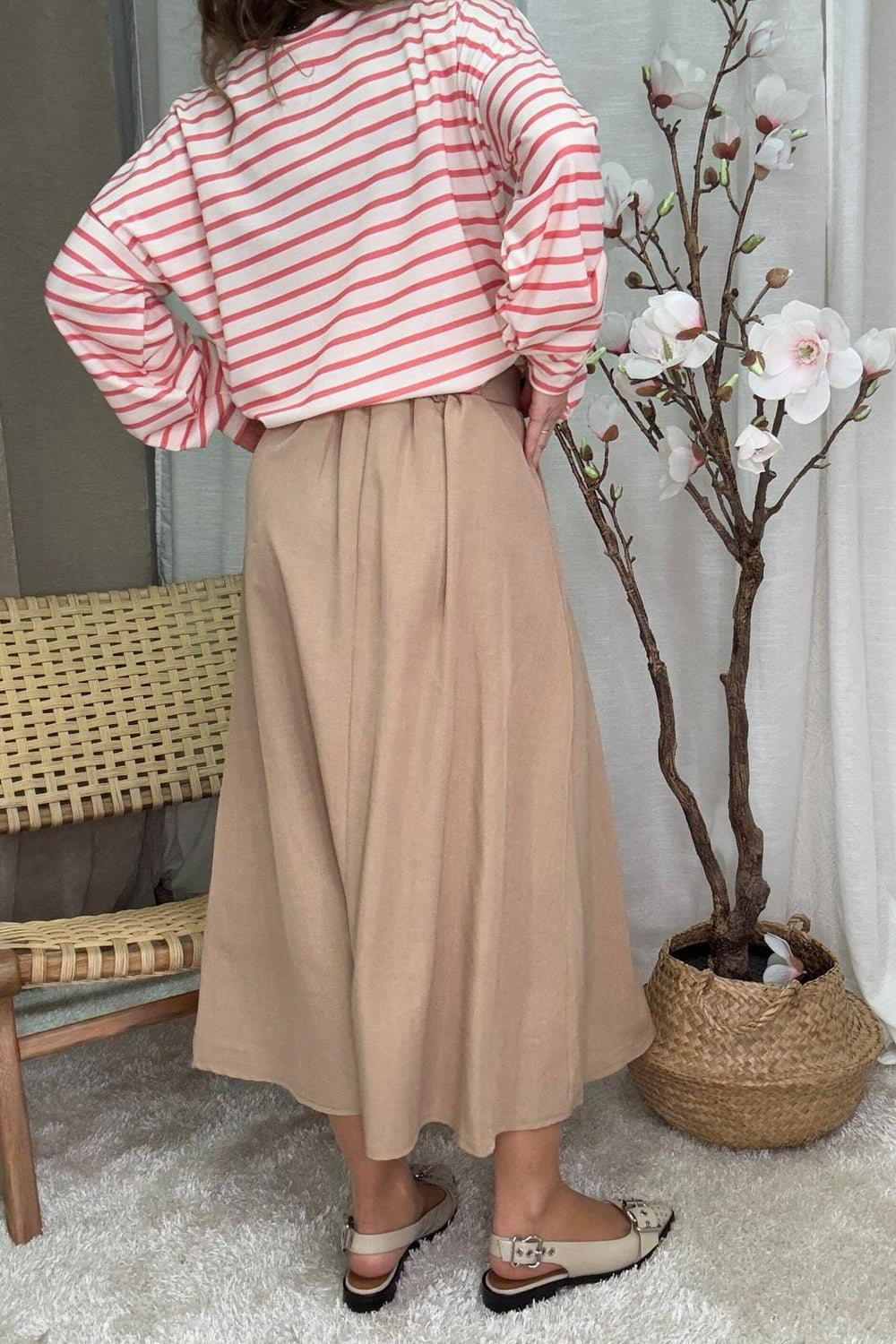 A-bee - Berta Skirt - Camel Nederdele 