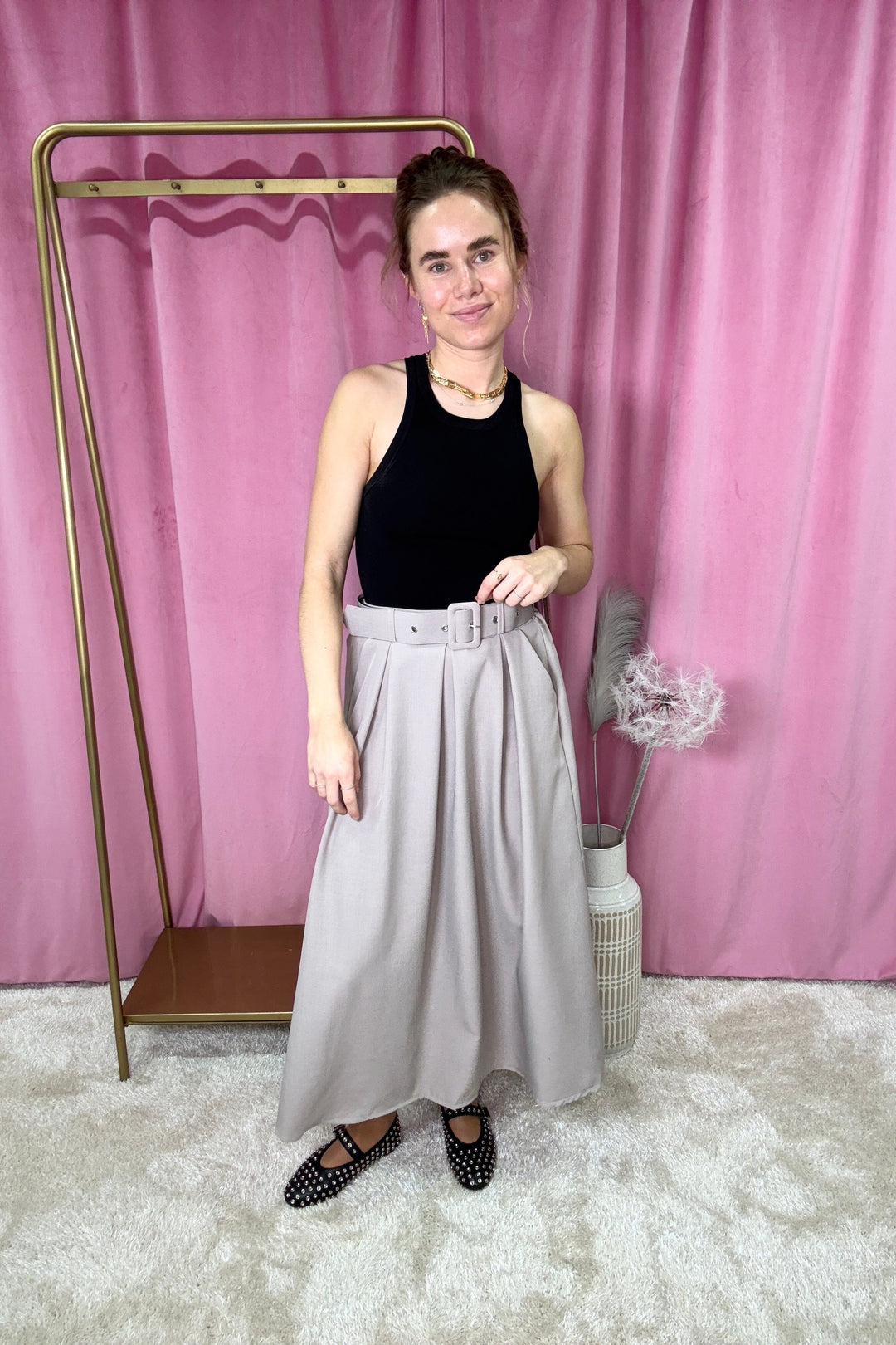 A-bee - Berta Skirt - Champagne Nederdele 
