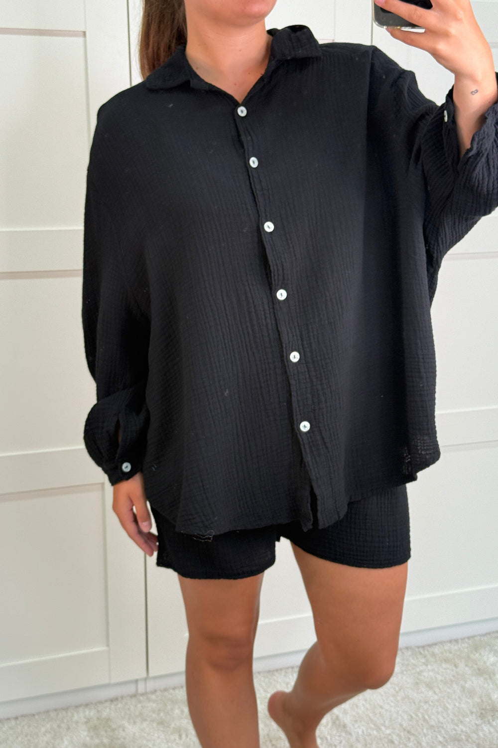 A-bee - Caterina - Black Skjorter 