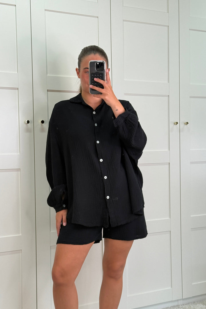 A-bee - Caterina - Black Skjorter 