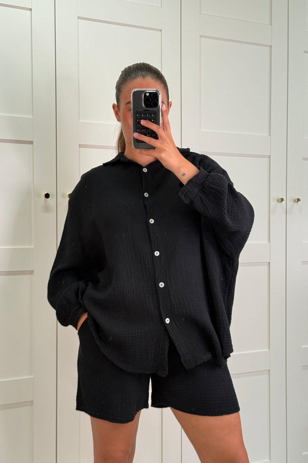 A-bee - Caterina - Black Skjorter 