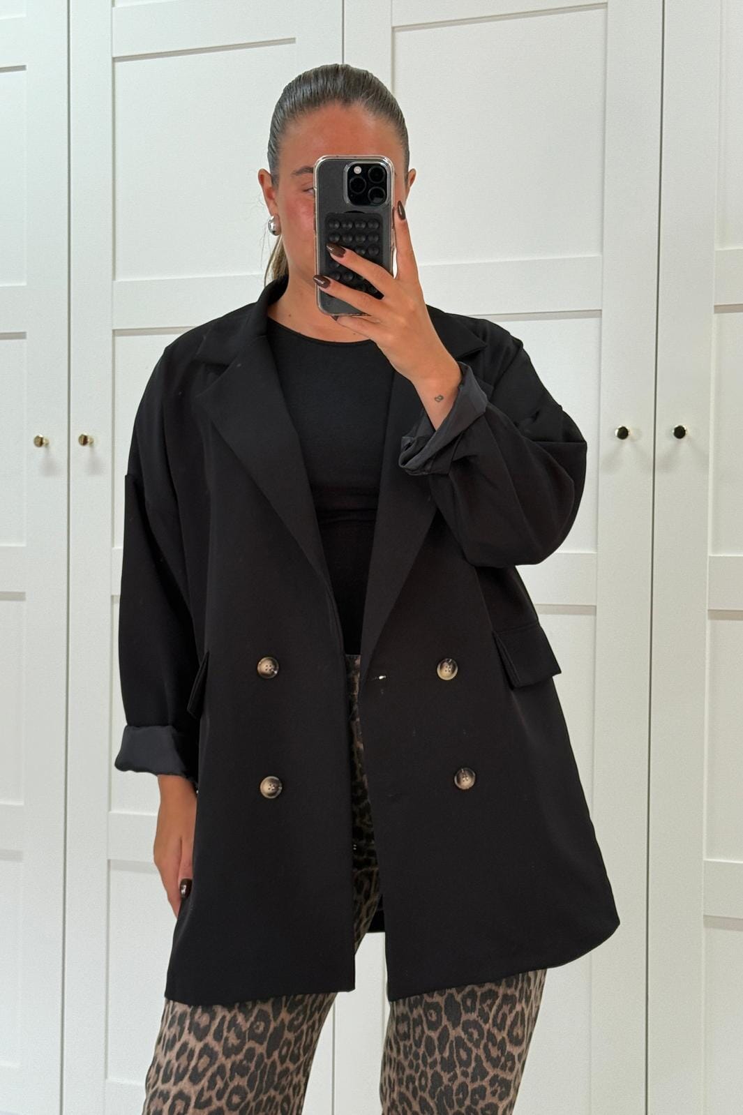 A-bee - Daphne Blazer - Black Blazere 