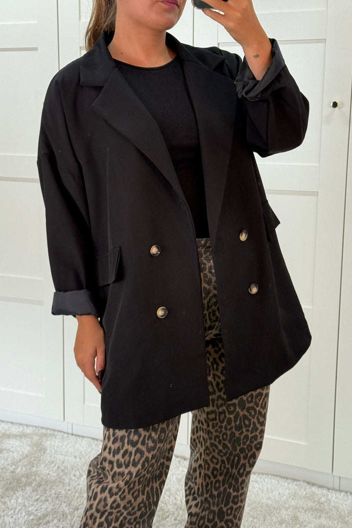 A-bee - Daphne Blazer - Black Blazere 