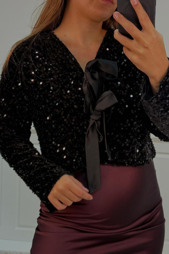 A-bee - Eddablouse - Black Bluser 