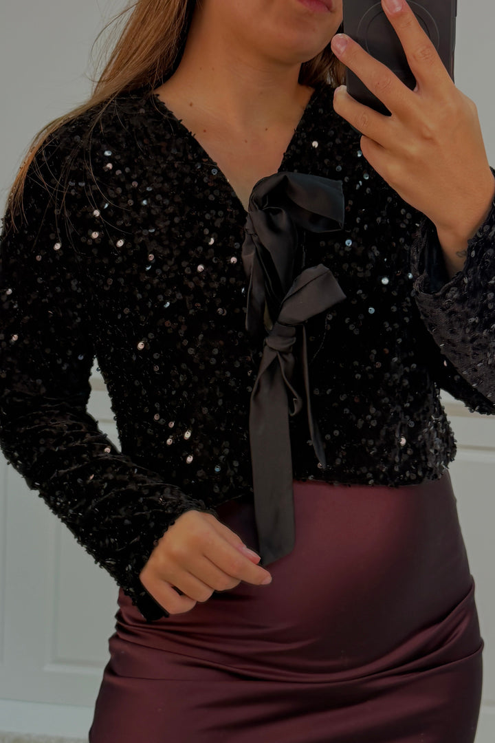 A-bee - Eddablouse - Black Bluser 