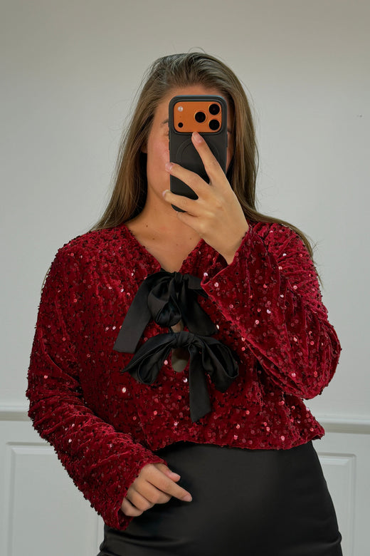 A-bee - Eddablouse - Burgundy Bluser 