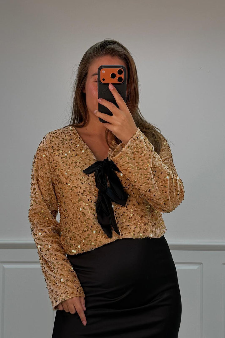 A-bee - Eddablouse - Gold Bluser 