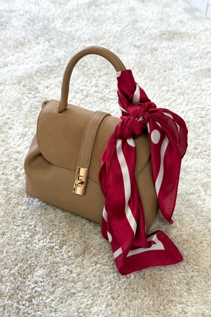 A-bee - Elin Scarf - Red Tørklæder 