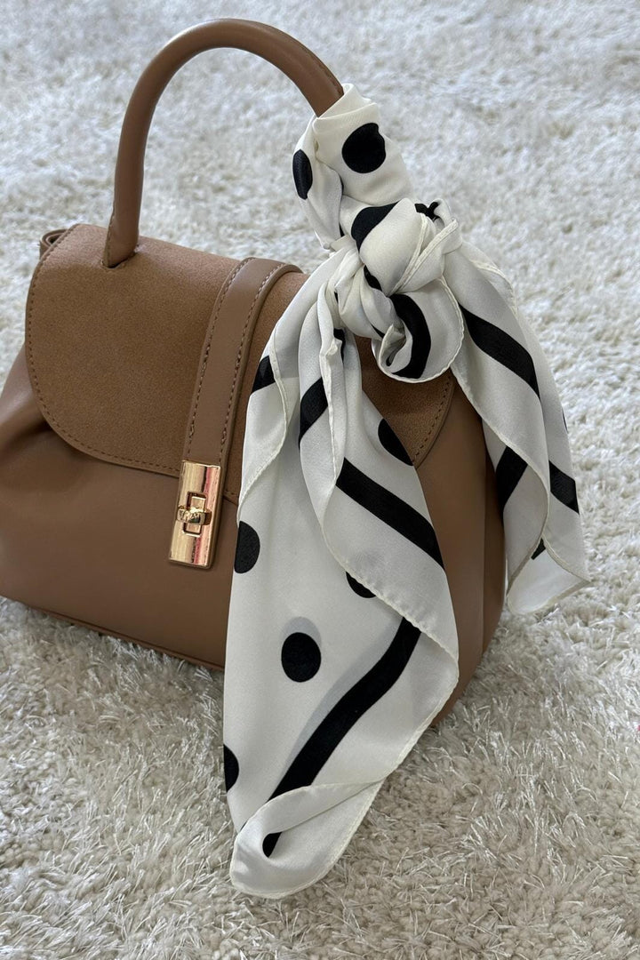 A-bee - Elin Scarf - White Tørklæder 