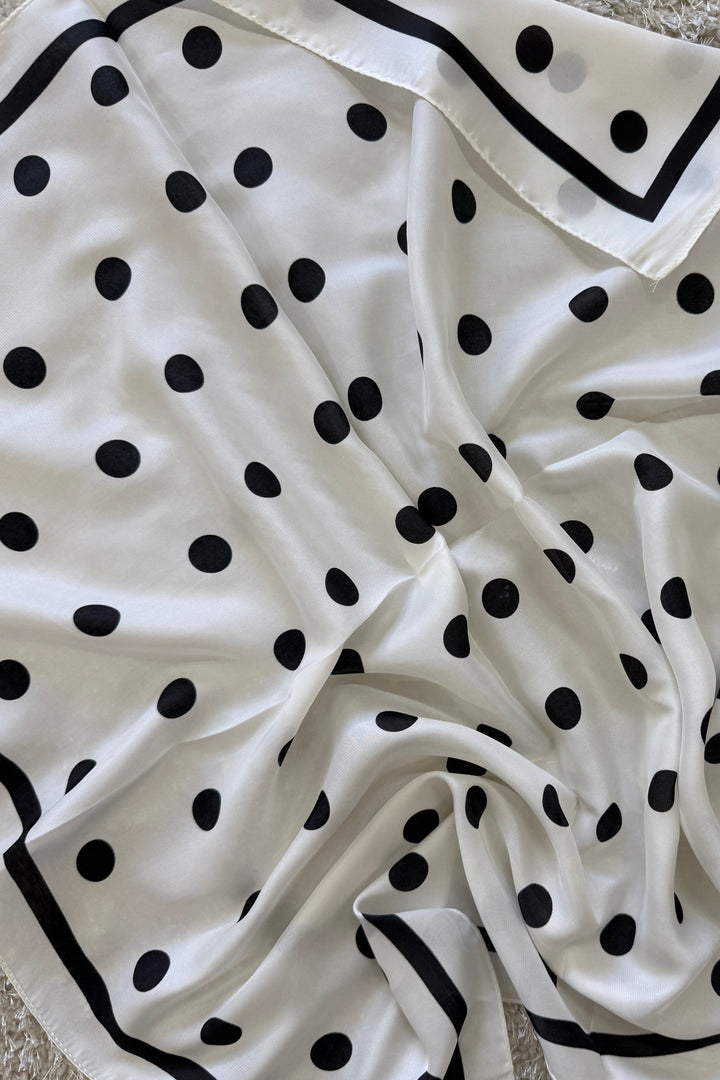 A-bee - Elin Scarf - White Tørklæder 