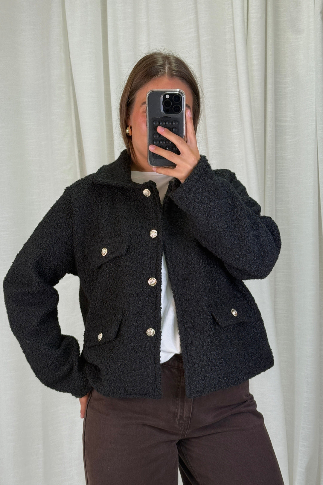 A-bee - Jasmin Jacket - Black Jakker 