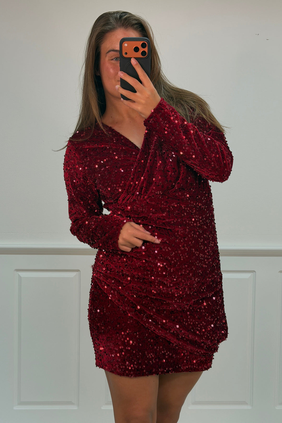 A-bee - Lorrainedress - Burgundy Kjoler 