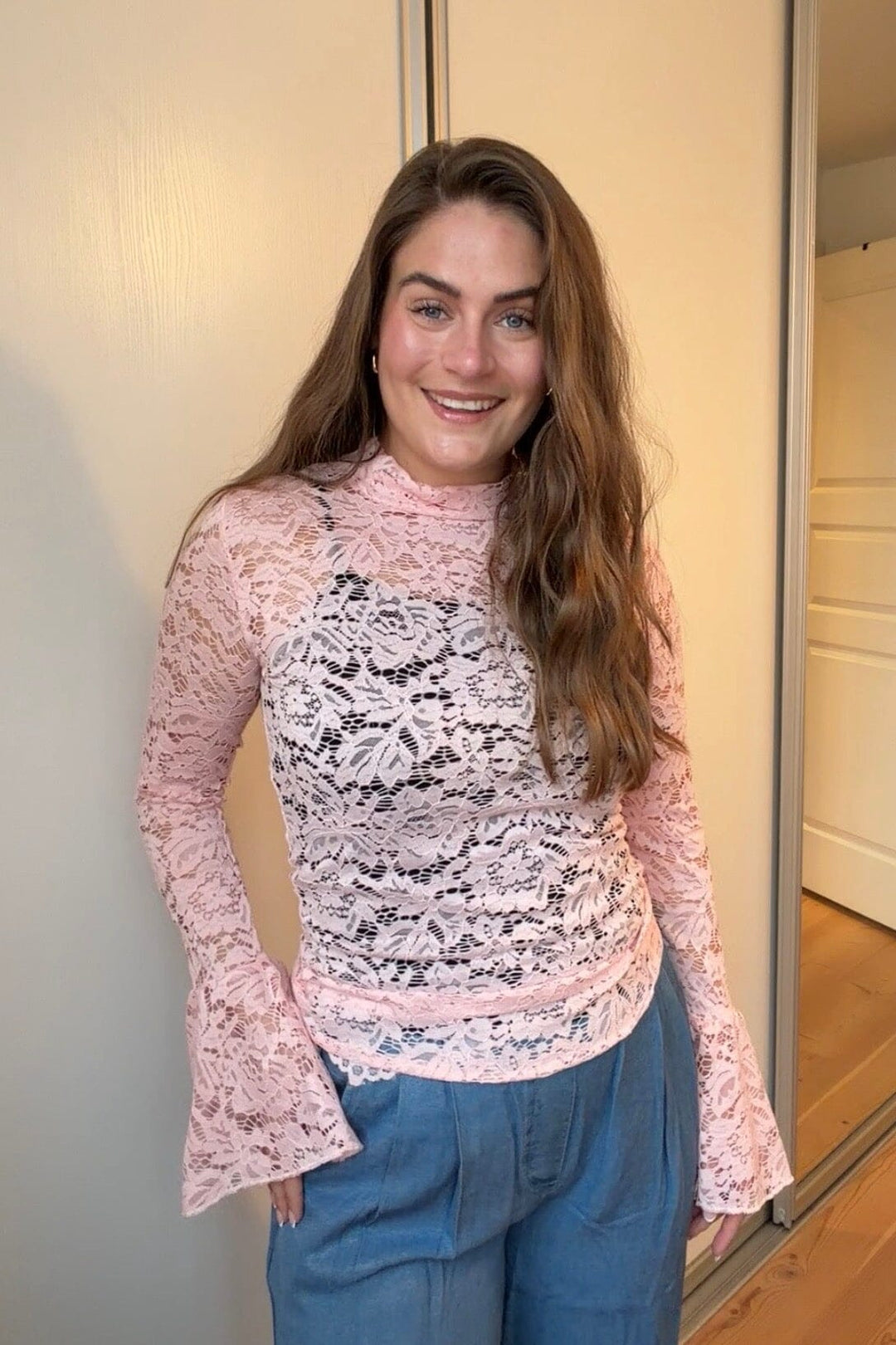 A-bee - Magalieblouse - Salmon Bluser 