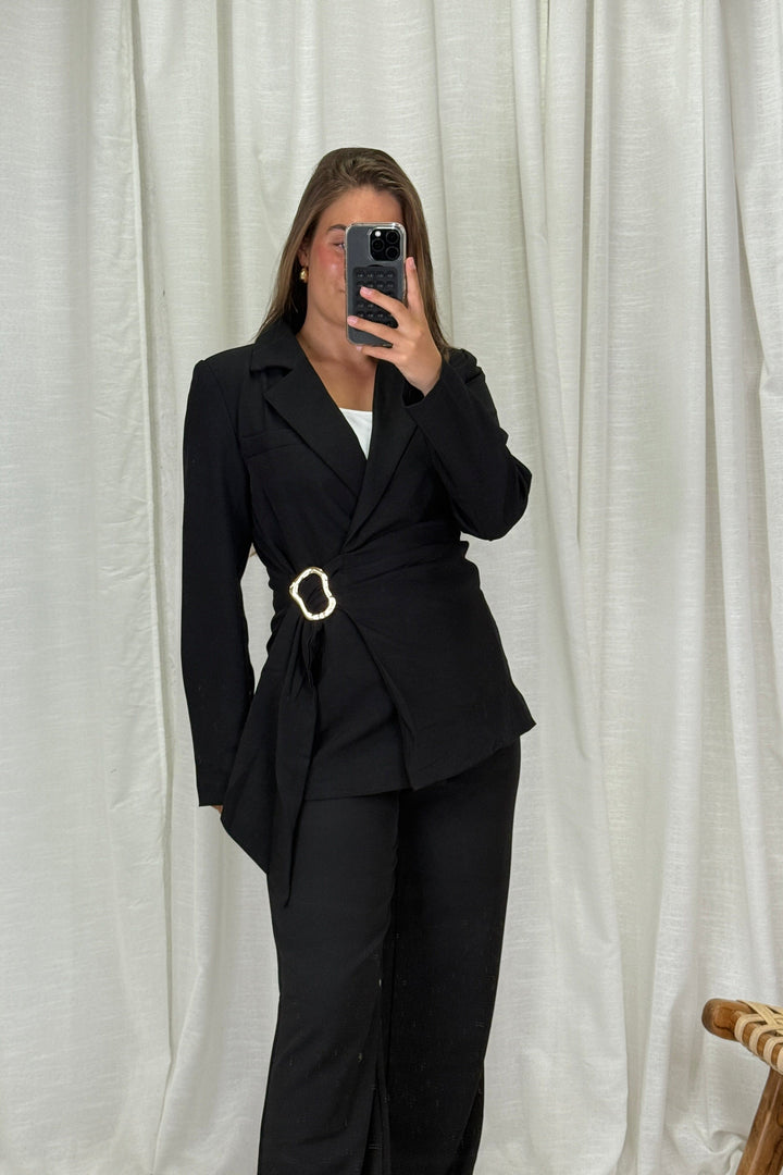A-bee - Mathilde Blazer - Black Blazere 