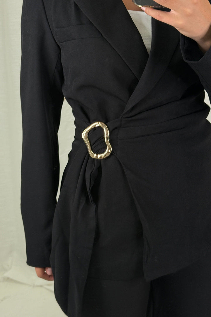 A-bee - Mathilde Blazer - Black Blazere 