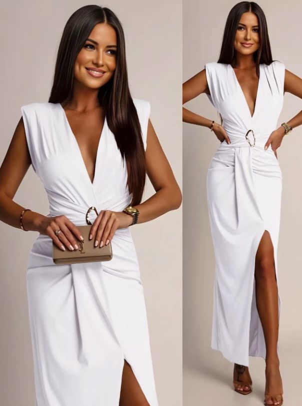 A-bee - Mirella Dress - White Kjoler 