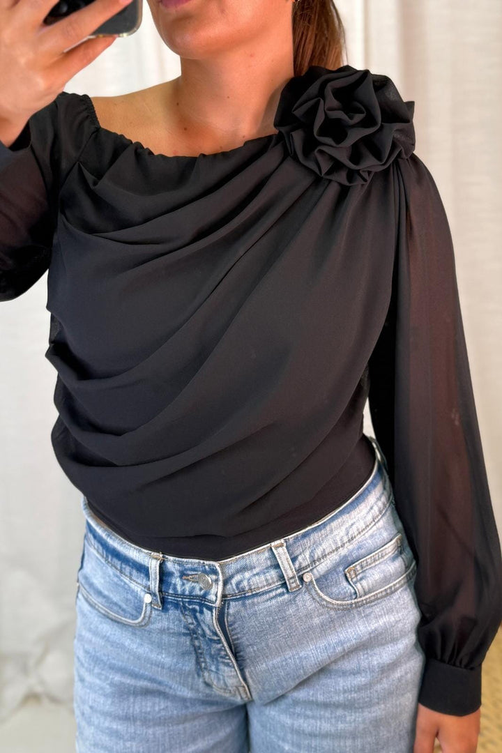 A-bee - Naomi Bodystocking - Black Bodystockings 