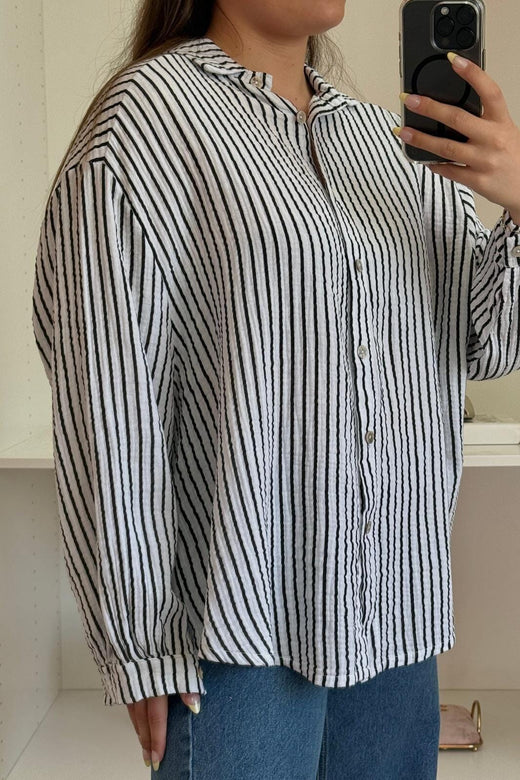A-bee - Sacha Shirt - White Skjorter 