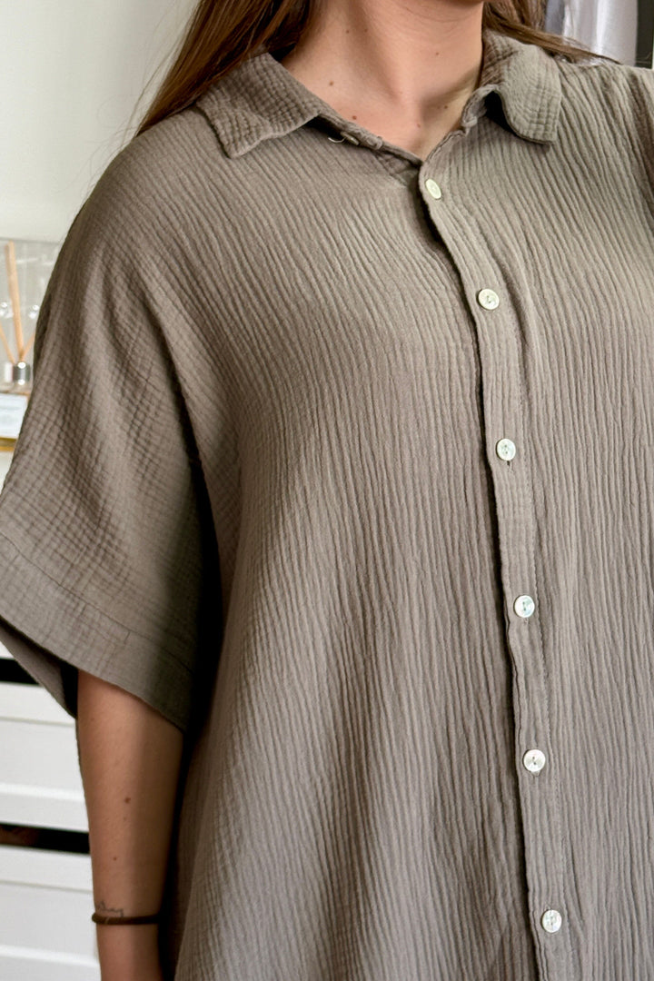 A-bee - Selma Dress - Taupe Kjoler 