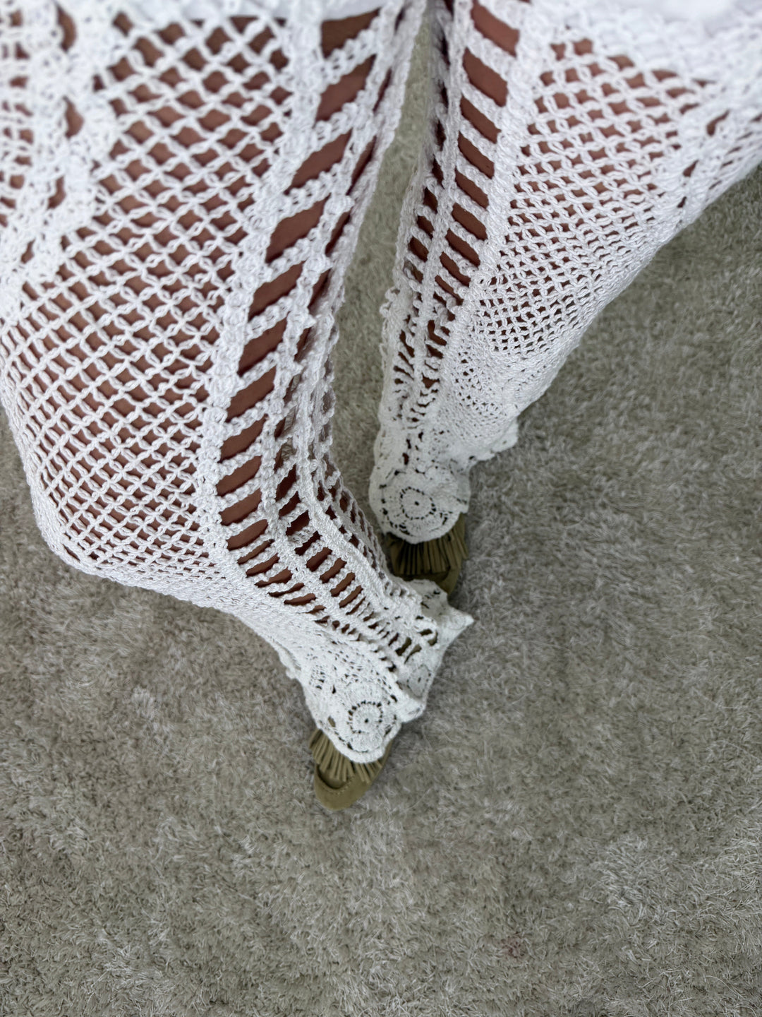 A-bee - Tove Pants - White Bukser 