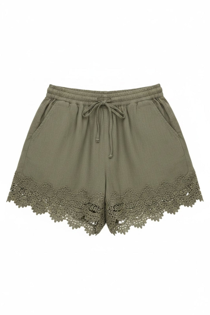 A-Bee - Vanya Shorts - Khaki Shorts 