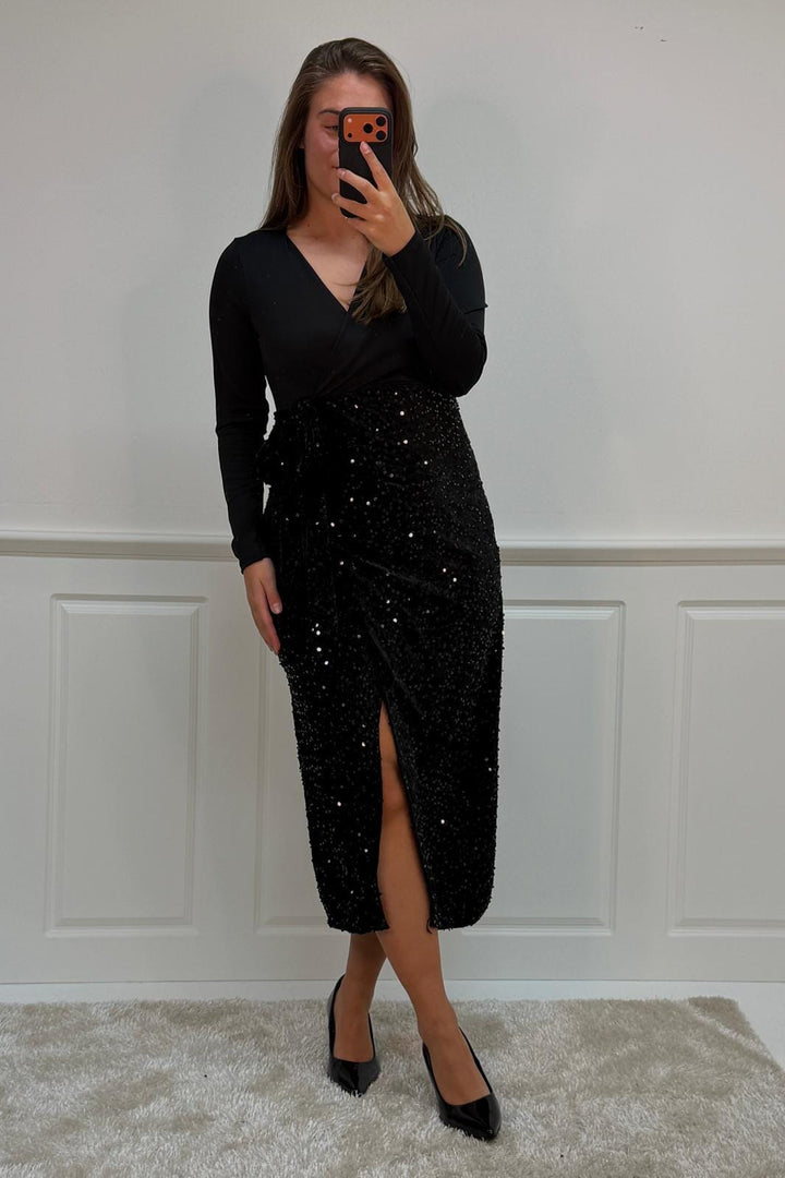 A-bee - Viviana dress - Black Kjoler 