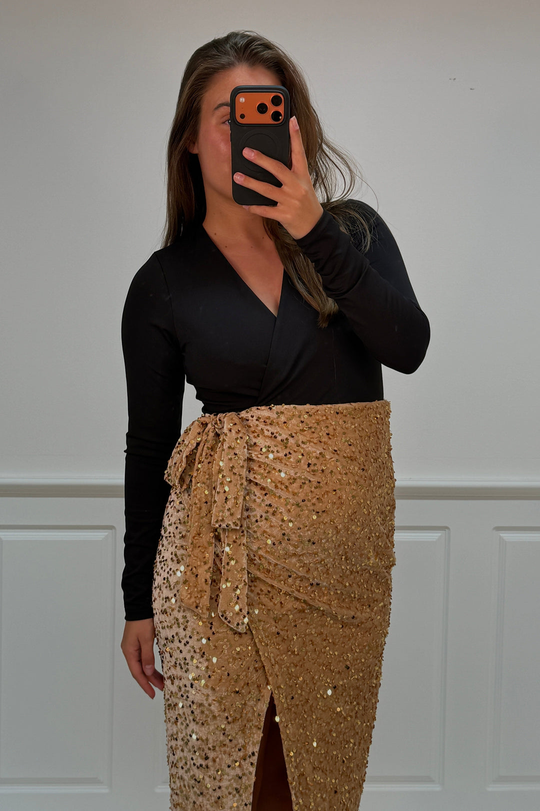 A-bee - Viviana dress - Gold Kjoler 