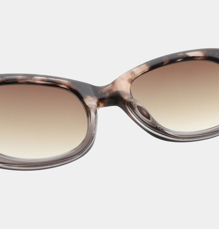 A. Kjærbede - Anma - Coquina / Grey Transparent Solbriller 