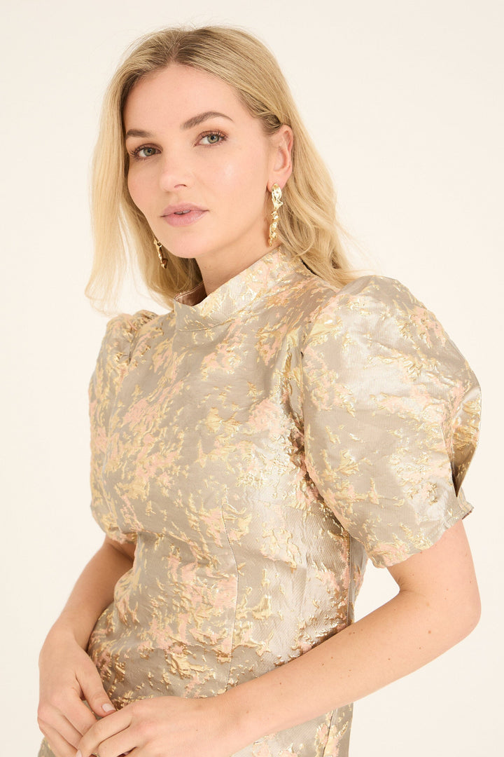 A-View - Bonnie Dress AV4740 - 307 - Rose Gold Kjoler 