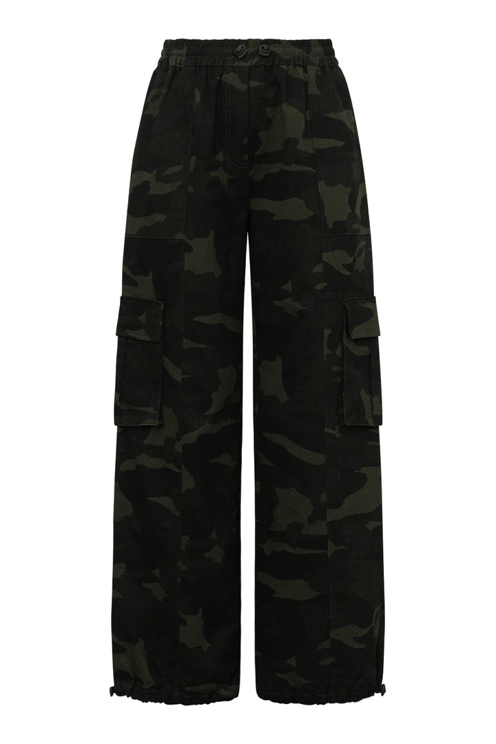 A-View - Camo Pants AV8125 - 863 - Army/Black Bukser 