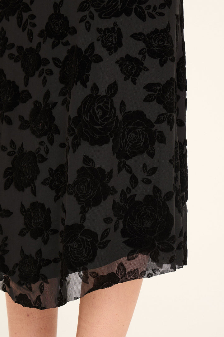 A-View - Claudine Skirt AV7003 - 999 - Black Nederdele 