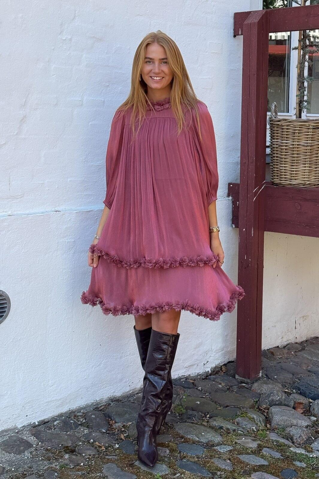 A-View - Daisi New Dress AV6014 - 021 - Old Rose Kjoler 