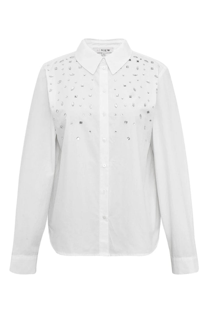 A-View - Diamond Shirt AV7016 - 000 - White