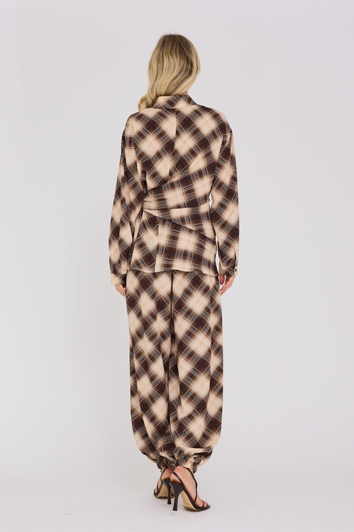 A-View - Elsi Shirt AV8266 - 156 - Brown/Sand