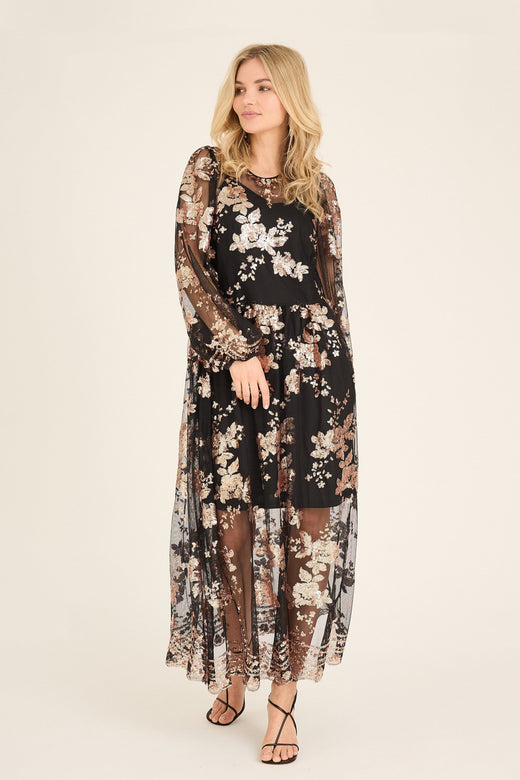 A-View - Estelle Dress AV6095 - 307 - Rose Gold Kjoler 