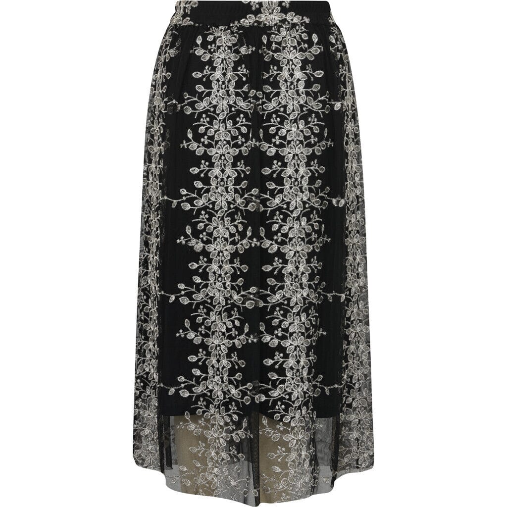 A-View - Fuschia New Skirt AV4834 - 060 Black/Gold Nederdele 