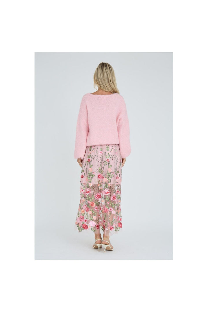 A-View - Fuschia Skirt AV4624 - 255 - Rose/Red