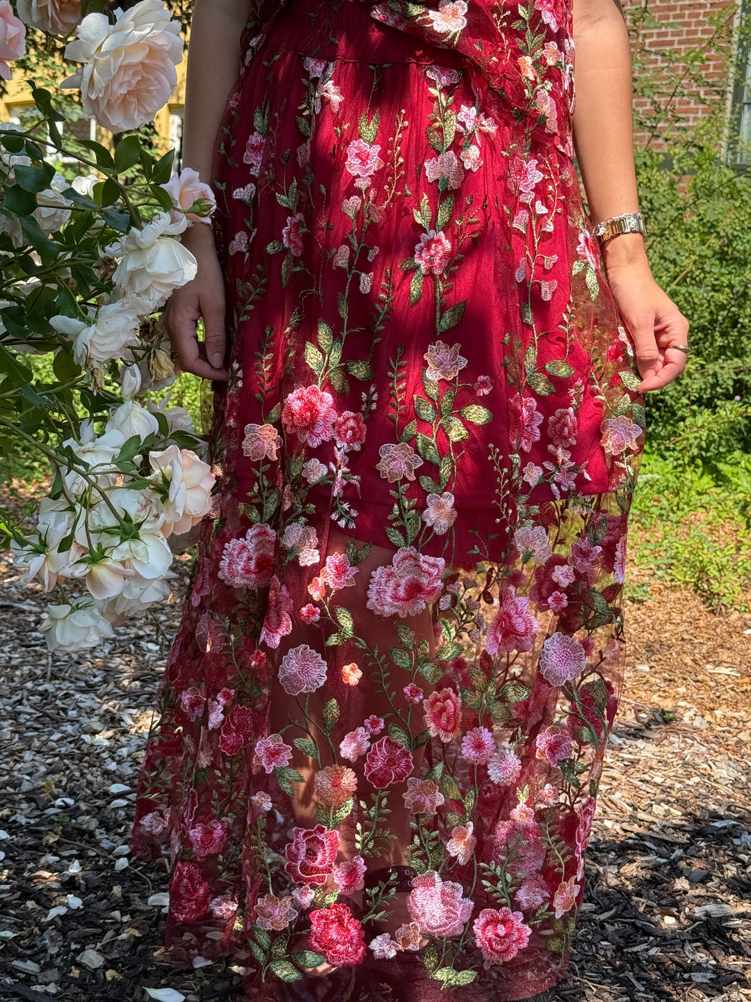 A-View - Fuschia Skirt AV4624 - 373 - Bordeaux/Rose Nederdele 