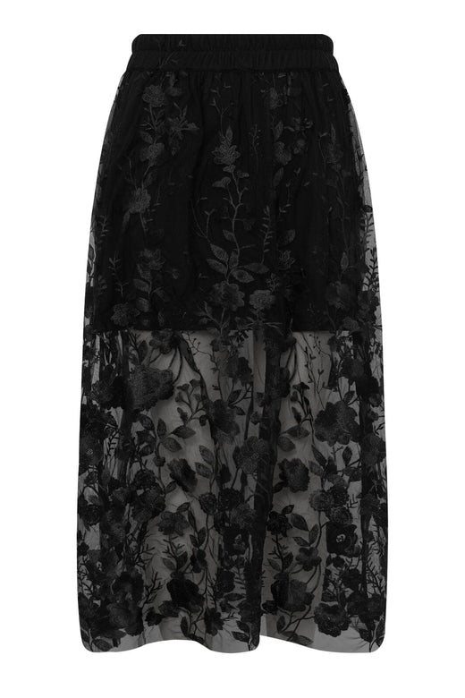 A-View - Fuschia Skirt AV4624 - 999 - Black Nederdele 